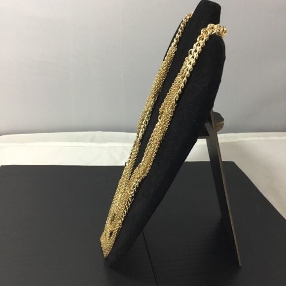 I.N.C. Gold-Tone Multi-Strand Layered Necklace G2 - Picture 2 of 5